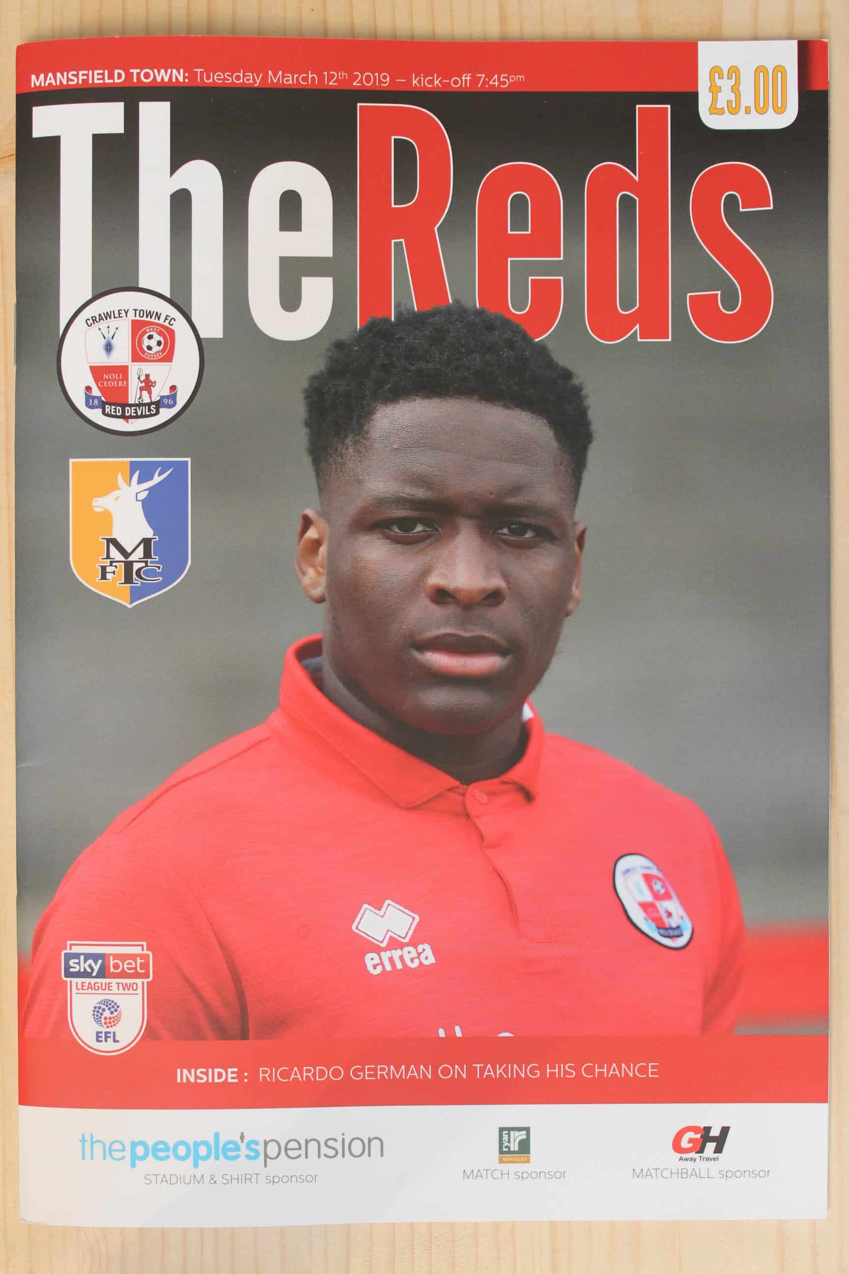 Crawley Town FC v Mansfield Town FC
